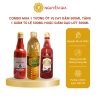 COMBO Tiết Kiệm 3: Mua 1 Tương Ớt Truyền Thống Xưa Cay Đậm 500ml Tặng 1 Giấm Nếp Tú Lệ hoặc Giấm Gạo Lứt 500ml
