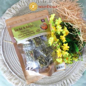 kẹo hạt bí matcha