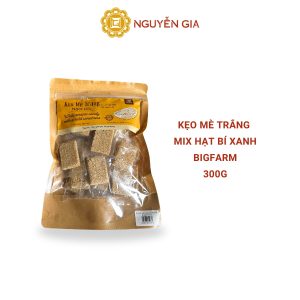 Kẹo mè trắng mix hạt bí xanh Bigfarm 2