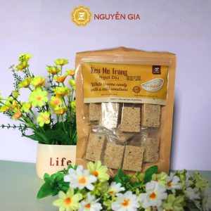 Kẹo mè trắng mix hạt bí xanh Bigfarm 4