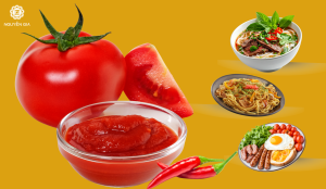 Làm tương ớt cà chua là quy trình tạo ra một loại sốt cay nhẹ, chua và ngọt có màu đỏ đẹp