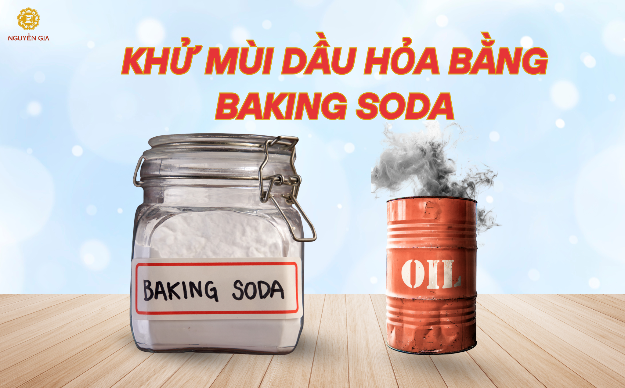 Baking soda có khả năng khử mùi dầu hỏa hiệu quả nhờ vào cấu trúc phân tử đặc biệt
