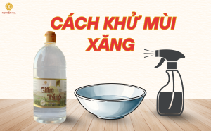 Giấm có thể giúp trung hòa các phân tử mùi