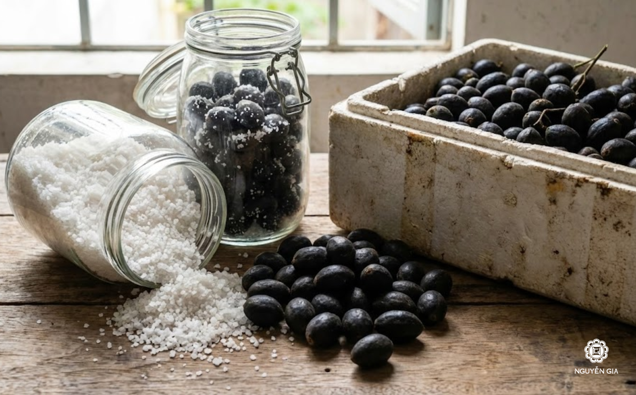 Cách muối trám đen chuẩn vị, giữ được độ bùi béo đặc trưng mà không làm quả bị cứng đanh hay nát