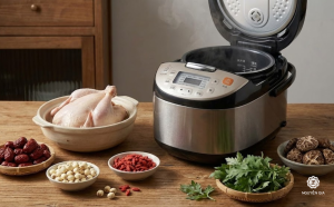 Hầm gà bằng nồi cơm điện là giải pháp ẩm thực thông minh