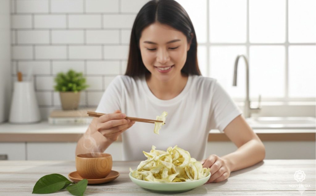 Hướng dẫn chi tiết cách làm vỏ bưởi sấy dẻo không bị đắng