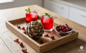 Hoa atiso tươi chứa hàm lượng chất chống oxy hóa cực cao, mang lại hương vị ngọt thanh tự nhiên