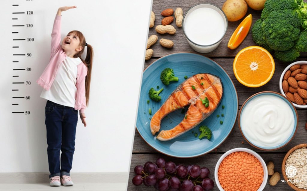Tổng hợp các chất dinh dưỡng cần thiết để tăng chiều cao cho trẻ nhỏ