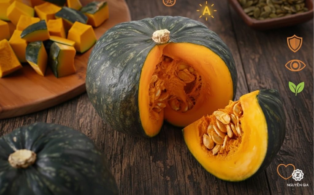 Công dụng tuyệt vời từ dinh dưỡng trong bí đỏ cho sức khỏe