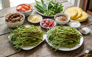 Rau rút nấu canh là món ăn dân dã nhưng lại chứa đựng "linh hồn" của ẩm thực mùa hè