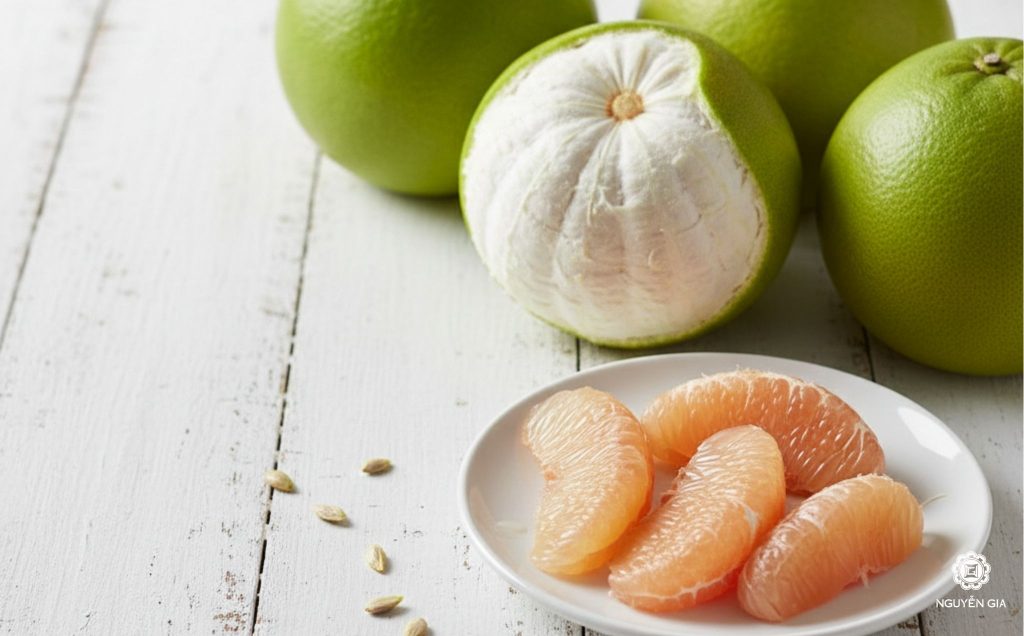 Mỗi dưỡng chất trong bưởi đảm nhận một vai trò riêng biệt, tạo nên "tấm khiên" bảo vệ sức khỏe toàn diện