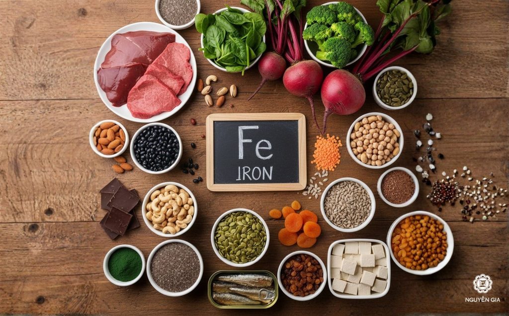 Tổng hợp các loại thức ăn bổ sung sắt tự nhiên và hiệu quả