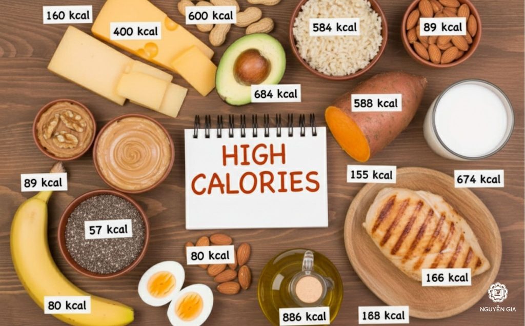 Điểm danh các thực phẩm giàu calo giúp tăng cân hiệu quả