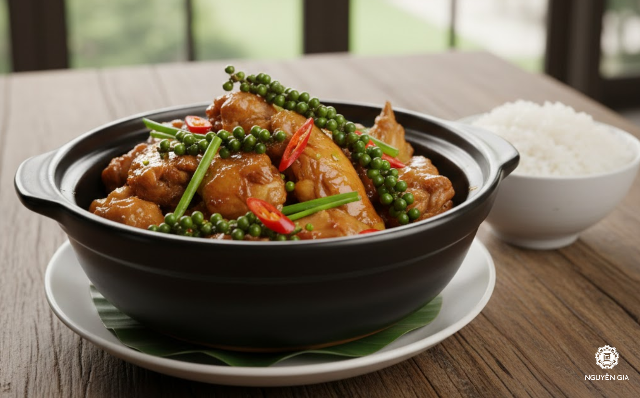 Gà kho tiêu sẽ là lựa chọn mới lạ cho các bữa cơm gia đình sum họp
