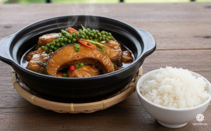 Cá hú kết hợp với tiêu xanh sẽ là món ăn hao cơm đậm chất đồng quê cho gia đình
