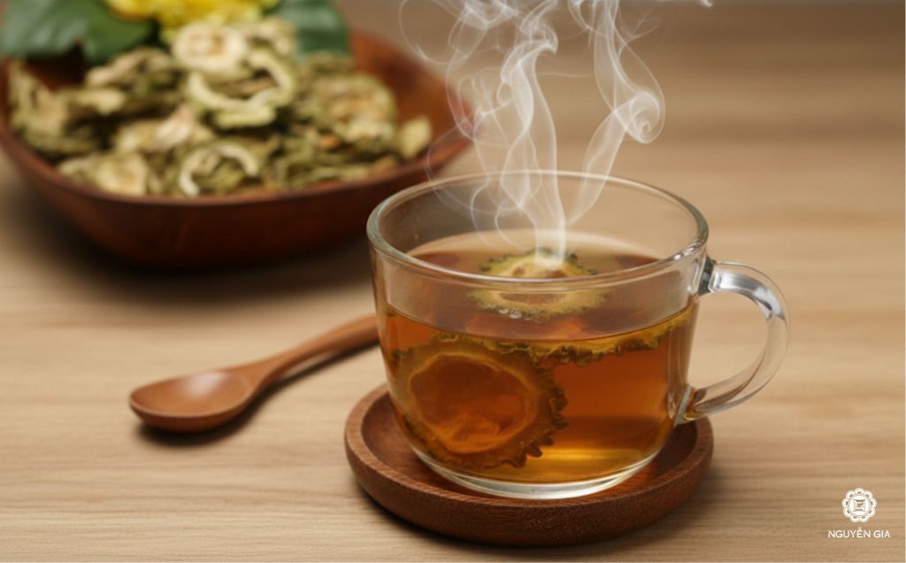 Mướp đắng chứa rất ít calo nhưng lại giàu chất xơ, tạo cảm giác no lâu