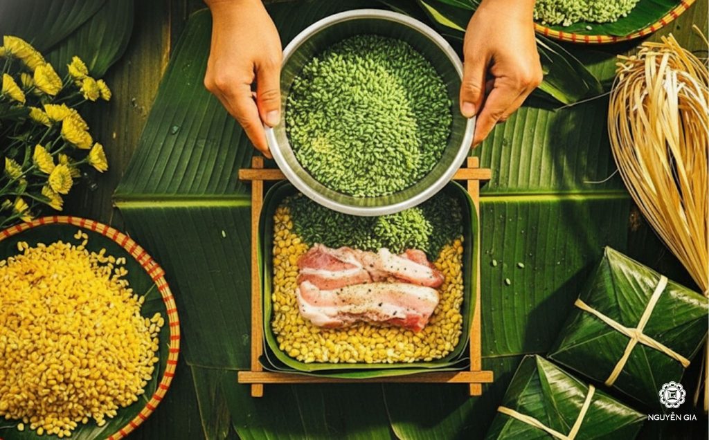 Hướng dẫn cách làm bánh chưng truyền thống chuẩn vị Bắc