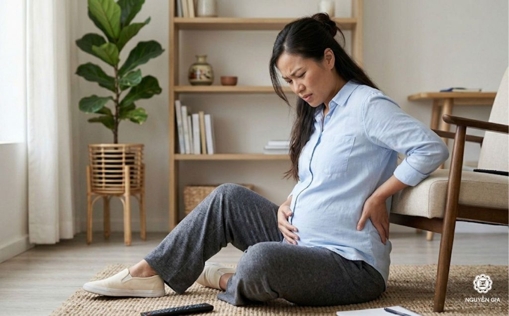 Nguyên nhân mẹ đau lưng khi mang thai và cách khắc phục
