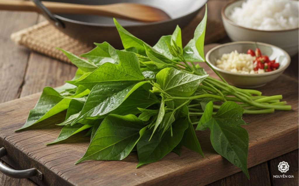 Giá trị sức khoẻ trong thành phần dinh dưỡng của rau lang