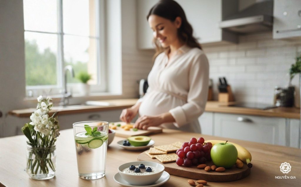 Thực đơn cho bà bầu bị nghén 3 tháng đầu đầy đủ dưỡng chất