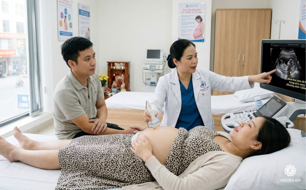 Tình trạng này thường không gây đau đớn dữ dội, khiến nhiều mẹ bầu chủ quan cho đến khi các triệu chứng lâm sàng trở nên rõ rệt