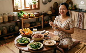 Thực phẩm nhiều đạm cho bà bầu đóng vai trò là "gạch xây" nền móng cho sự phát triển của thai nhi